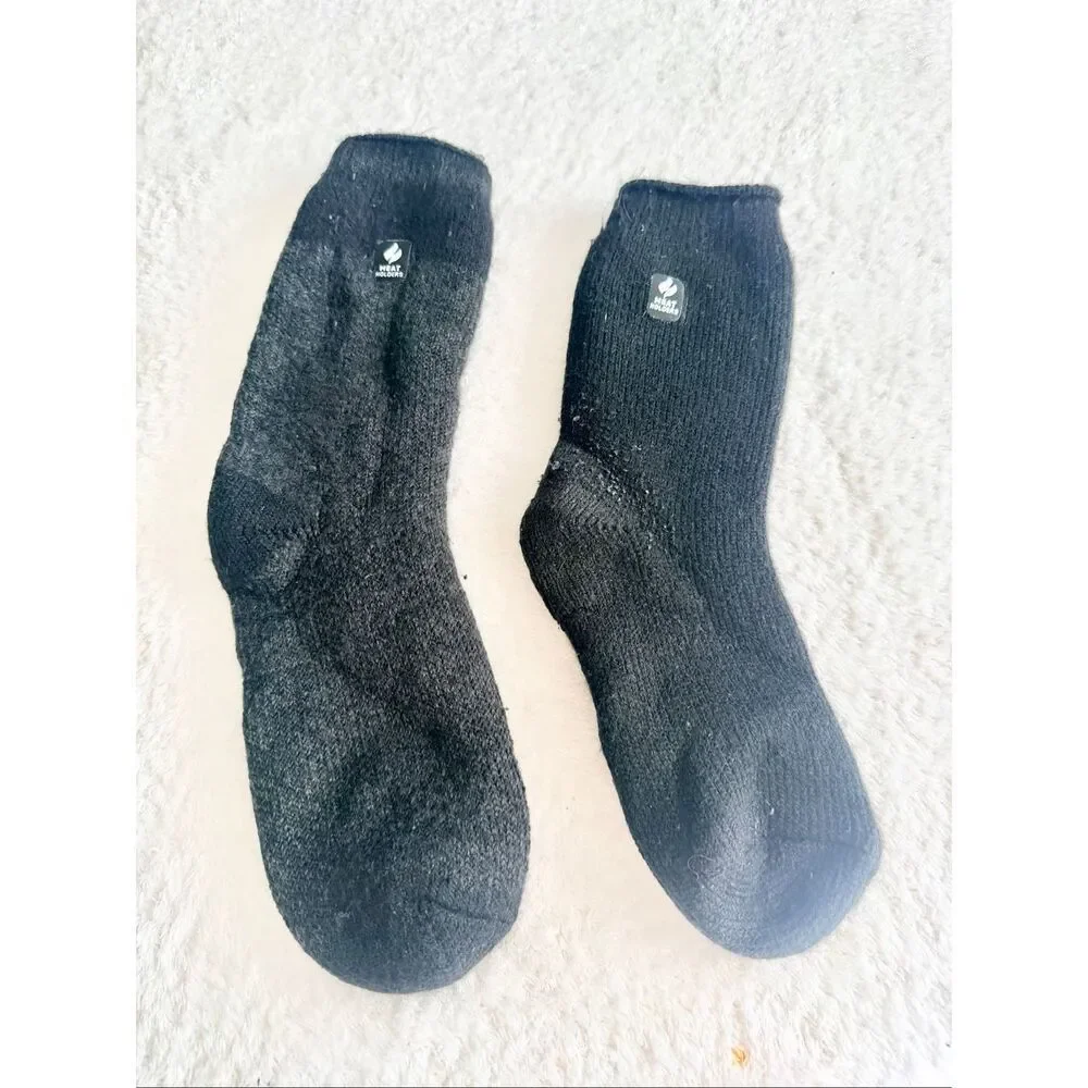 Black heat holder socks - great for winter activities women’s